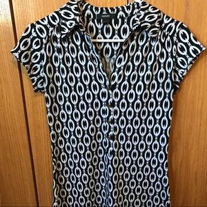 Alfani black&white shirt